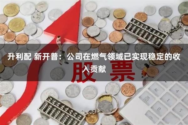 升利配 新开普：公司在燃气领域已实现稳定的收入贡献
