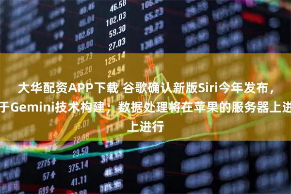 大华配资APP下载 谷歌确认新版Siri今年发布,基于Gemini技术构建;数据处理将在苹果的服务器上进行